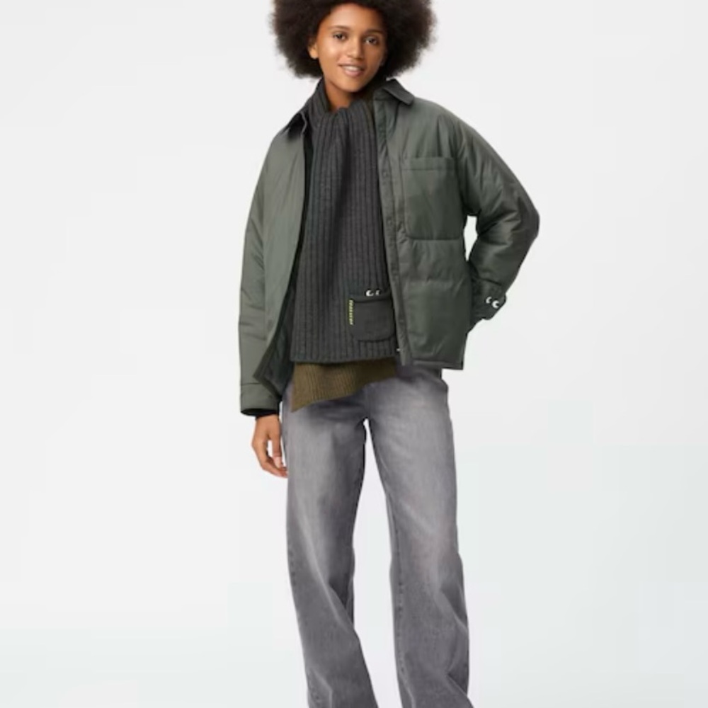 ANYA HINDMARCH X UNIQLO Collaboration Pufftech Shirt Jacket